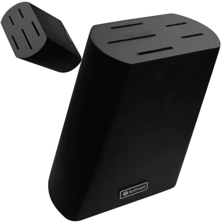 Satake Japoński Czarny Blok Na 5 Noży Max Wysokość 20cm W1600-B