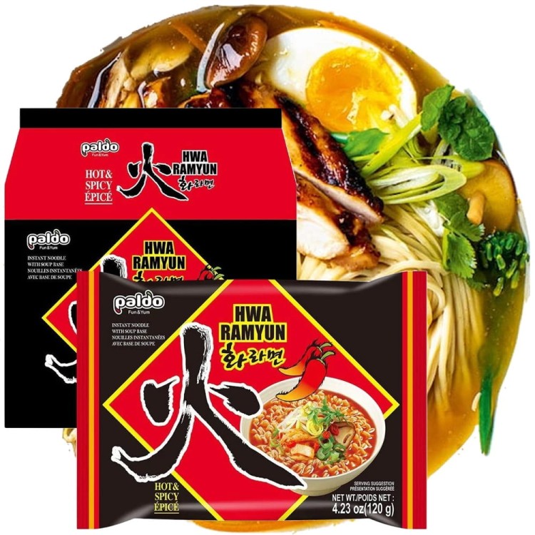 Zupka Makaron Hwa Ramyun Ostra 5x120g PALDO