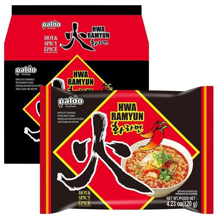 Zupka Makaron Hwa Ramyun Ostra 5x120g PALDO
