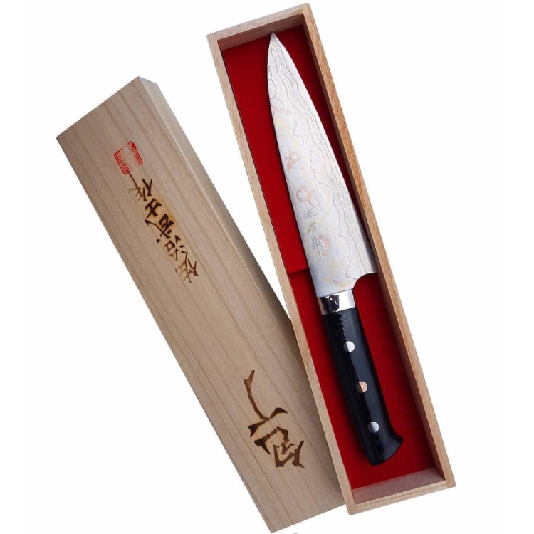 Takeshi Saji Blue Steel Ręcznie Kuty Japoński Nóż Szefa Kuchni 18cm