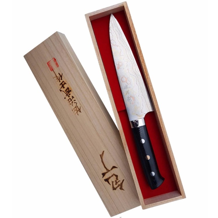Takeshi Saji Blue Steel Ręcznie Kuty Japoński Nóż Szefa Kuchni 24cm