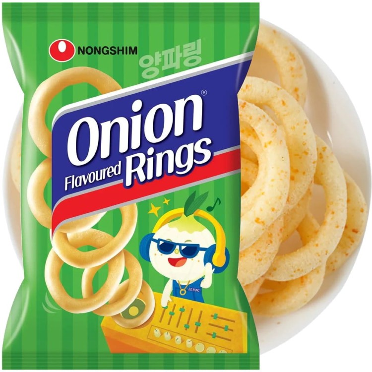 Chipsy Koreańskie Krążki Cebulowe 50g NONGSHIM