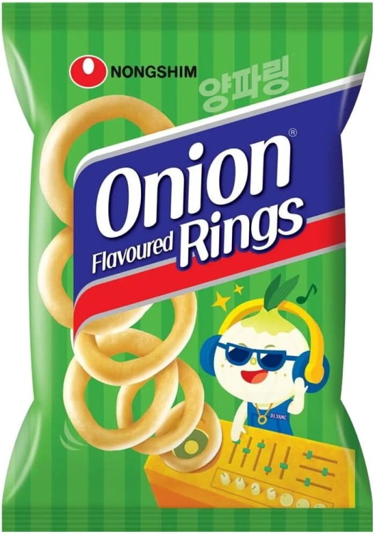 Chipsy Koreańskie Krążki Cebulowe 50g NONGSHIM
