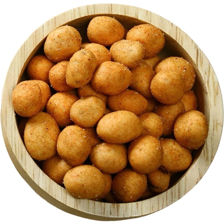 Tajska Chrupiąca Przekąska Orzeszki Ziemne w Skorupce Kokosowej 185g KHAO SHONG