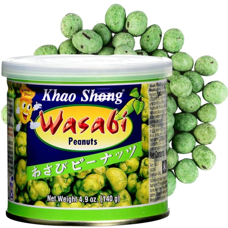 Orzeszki Ziemne w Wasabi 140g KHAO SHONG