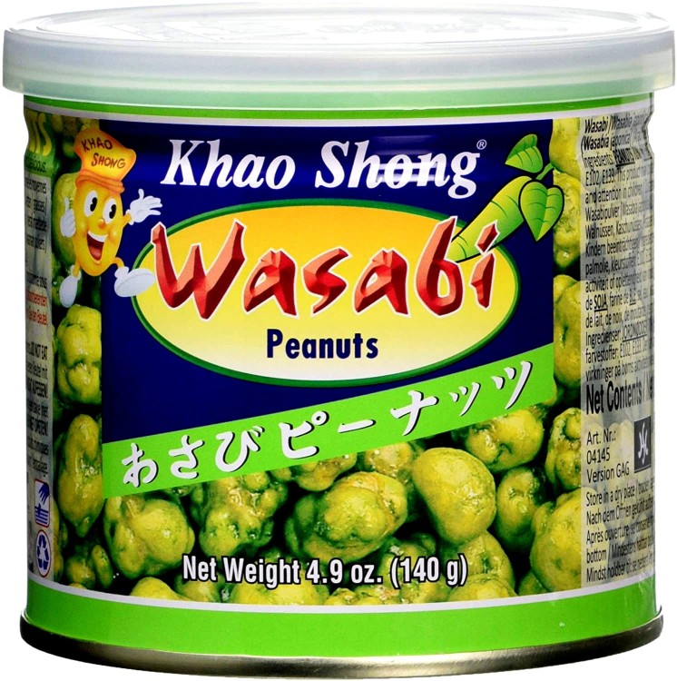 Orzeszki Ziemne w Wasabi 140g KHAO SHONG