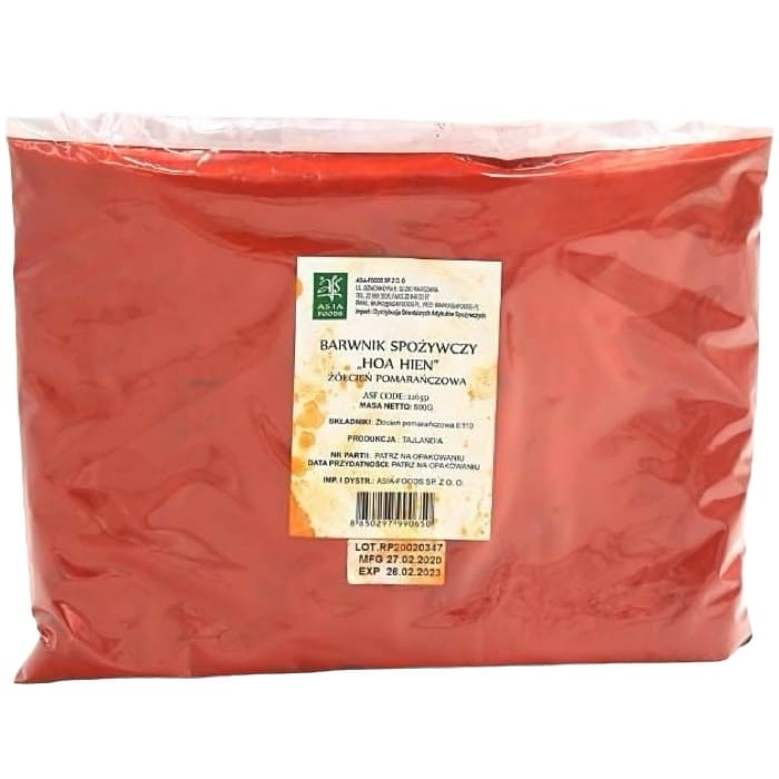 Barwnik Spożywczy Pomarańczowy Hao Hien 500g HIEP LONG