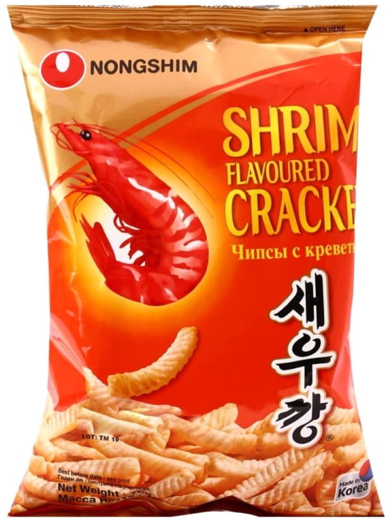 Chipsy Krewetkowe Ostre Gotowe Prażynki 75g NONGSHIM