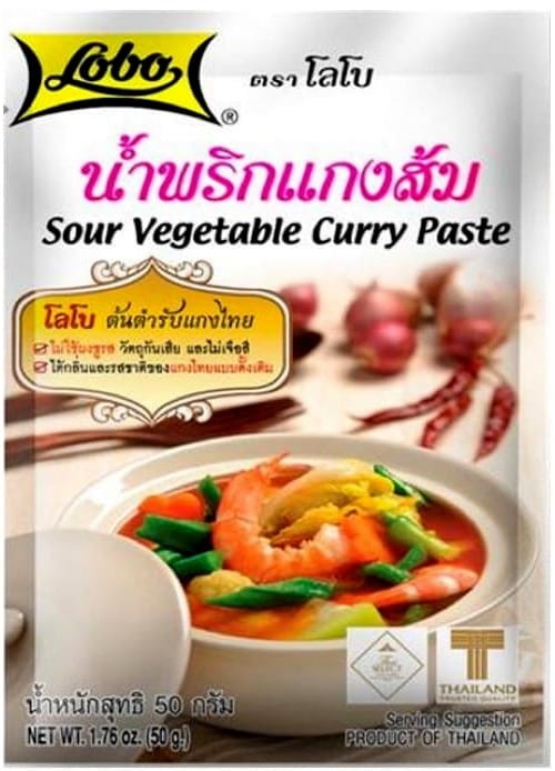 Warzywna Pasta Curry Saszetka 50g LOBO