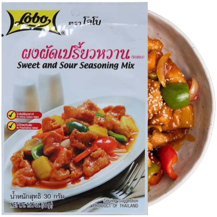Sos Słodko Kwaśny w Proszku Saszetka 30g LOBO