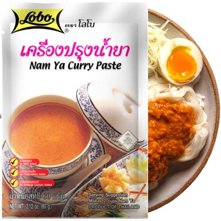 Pasta Nam Ya Curry Saszetka 60g LOBO