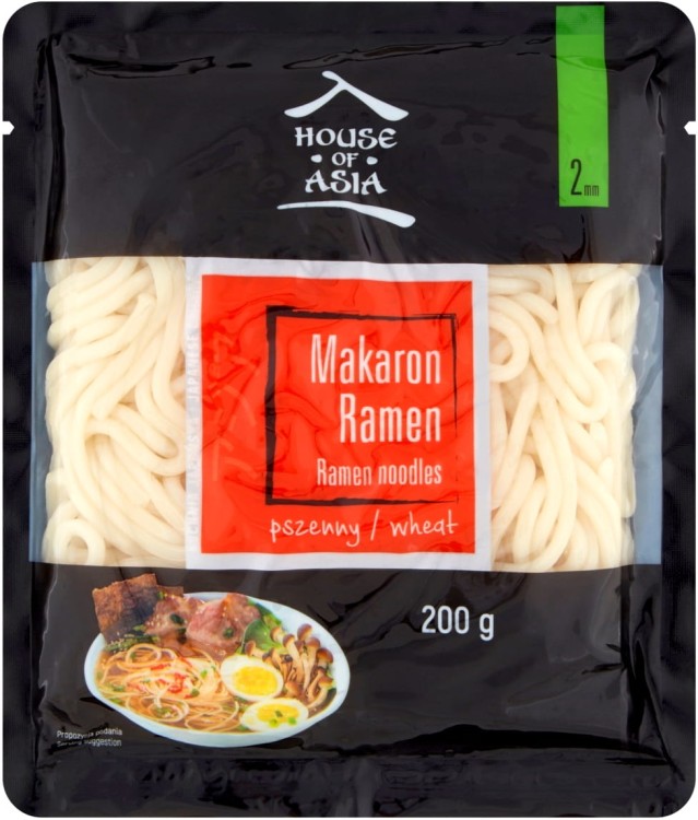 Makaron Ramen Pszenny Świeży Gotowy w 3 Minuty 200g HOUSE OF ASIA