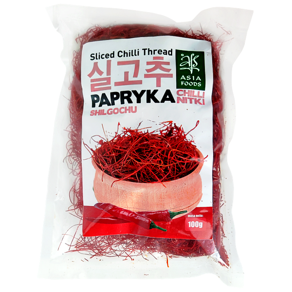 Papryka Chilli Cieńkie Paski Nitki SHILGOCHU Sil-Gochu 100g ASIA FOODS
