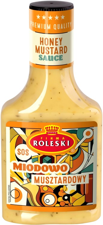 Sos Miodowo Musztardowy Pyszny DIP Bez Konserwantów 300g ROLESKI