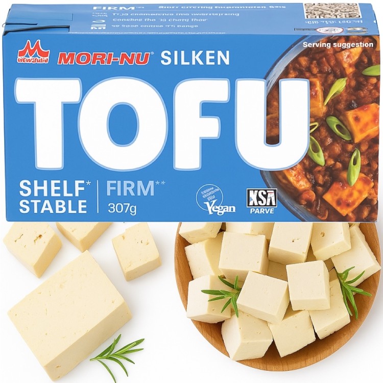TOFU Silken Firm Do Smażenia Sałatek i Deserów 307g MORI-NU