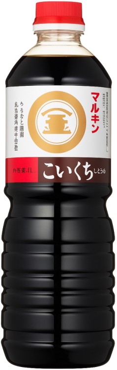 Japoński Gęsty Sos Sojowy Ciemny Do Sushi Koikuchi 1000ml 1 Litr MARUKIN