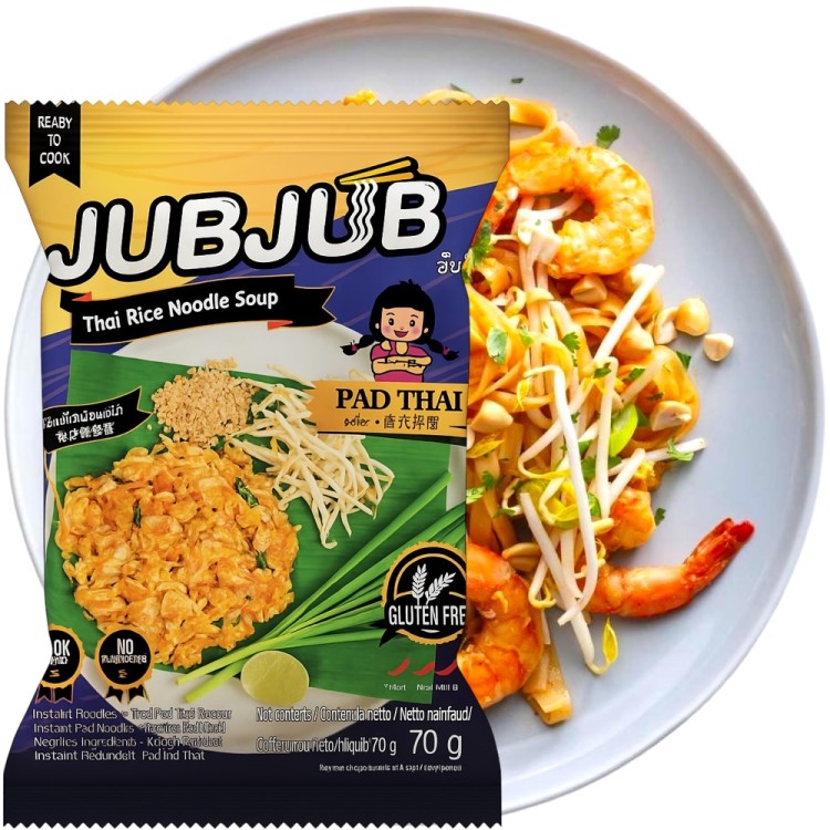 Tajska Zupka Błyskawiczna Makaron Ryżowy Instant Pad Thai 70g JUB JUB