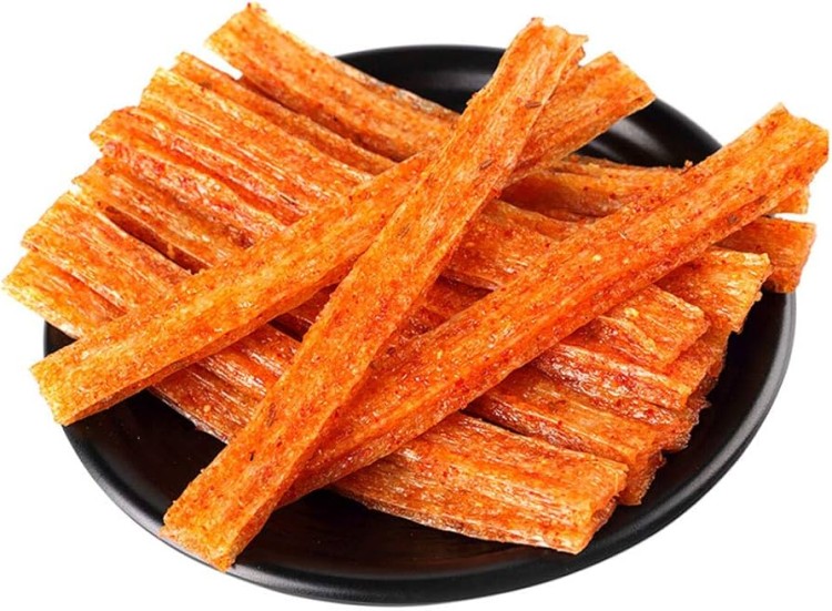 Chińska Pikantna Przekąska Snack Big La Tiao HOT & SPICY 400g WEI-LONG