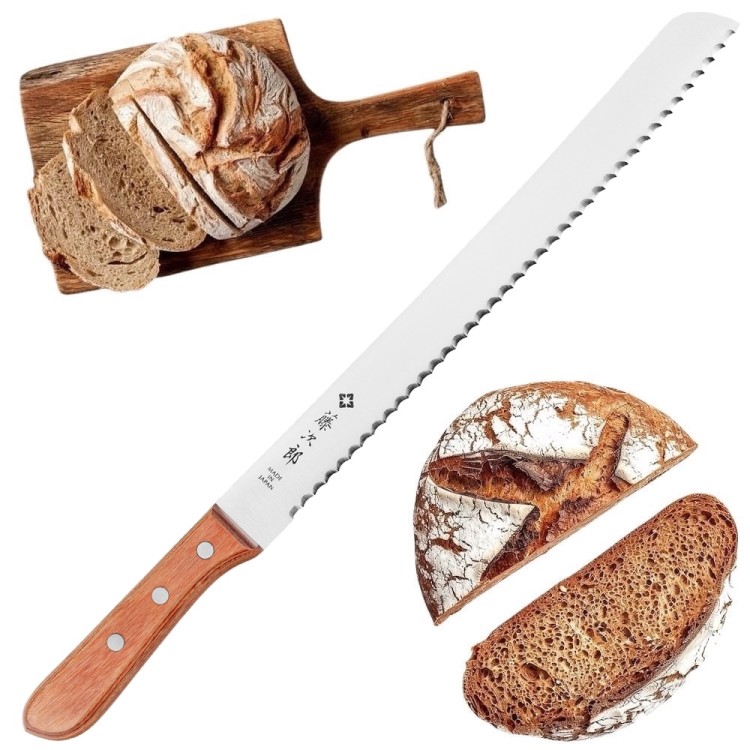 Tojiro MV Japoński Ostry Nóż Kuchenny Do Pieczywa Chleba Bułek 56HRC 23,5cm