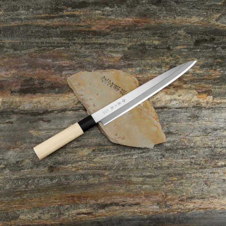 Tojiro MV Japoński Nóż Do Filetowania Yanagiba Sashimi Do Sushi 24cm