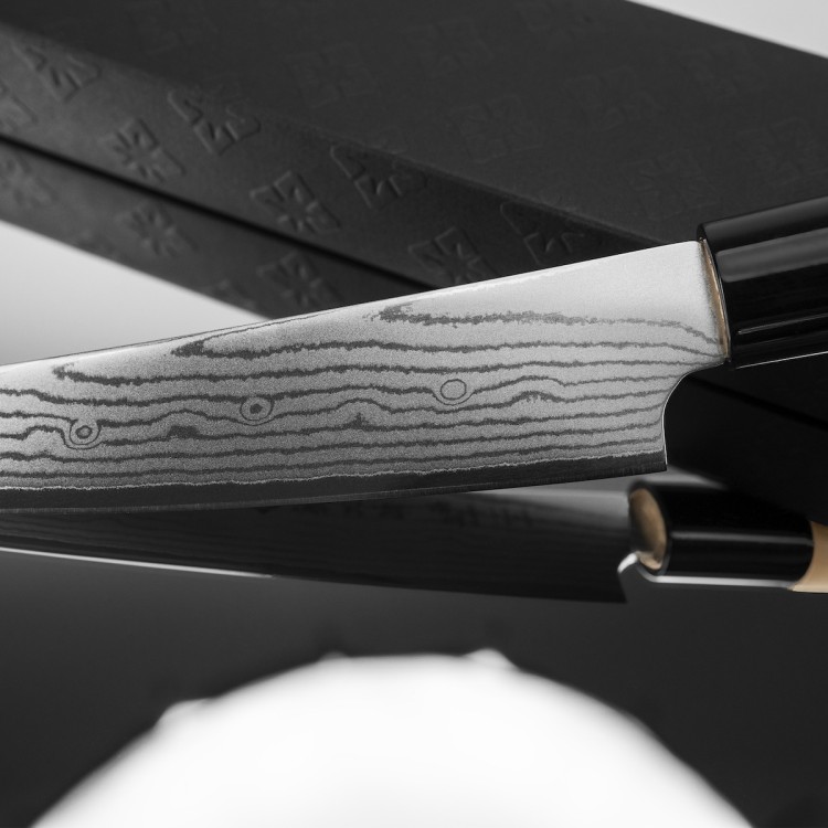 Tojiro Ouran VG-10 Damascus Japoński Nóż Kuchenny Uniwersalny 13cm