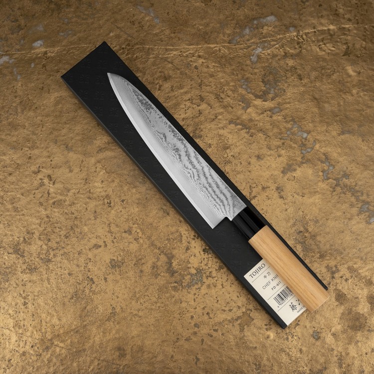 Tojiro Ouran VG-10 Damascus Japoński Nóż Kuchenny Szefa Kuchni 21cm