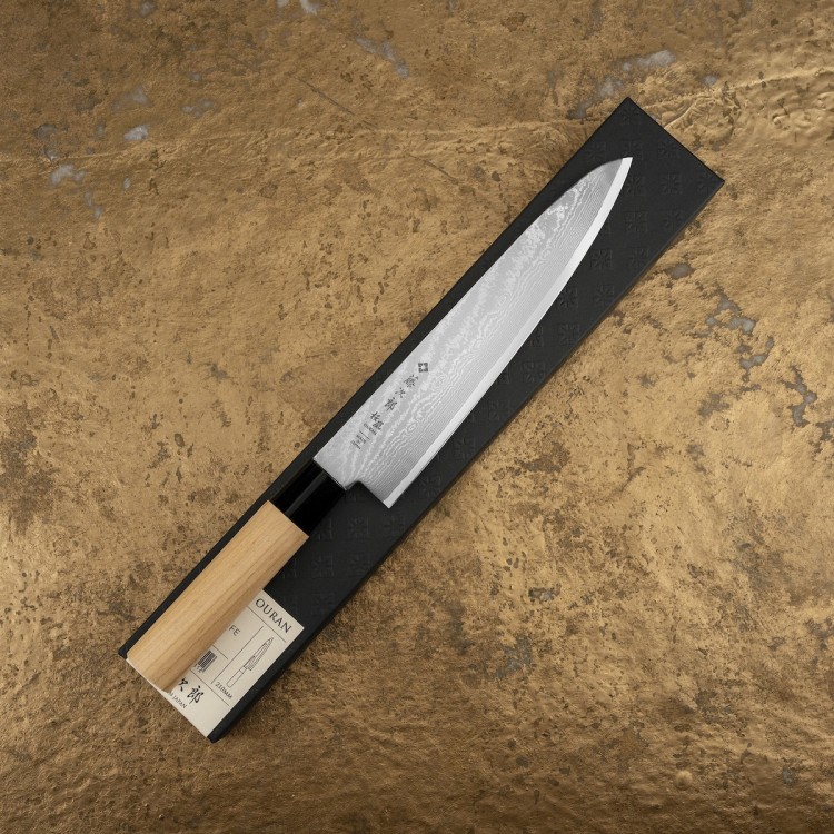 Tojiro Ouran VG-10 Damascus Japoński Nóż Kuchenny Szefa Kuchni 21cm