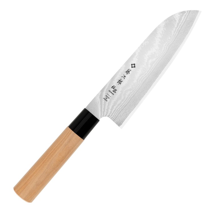 Tojiro Ouran VG-10 Damascus Japoński Nóż Kuchenny Santoku 16,5cm