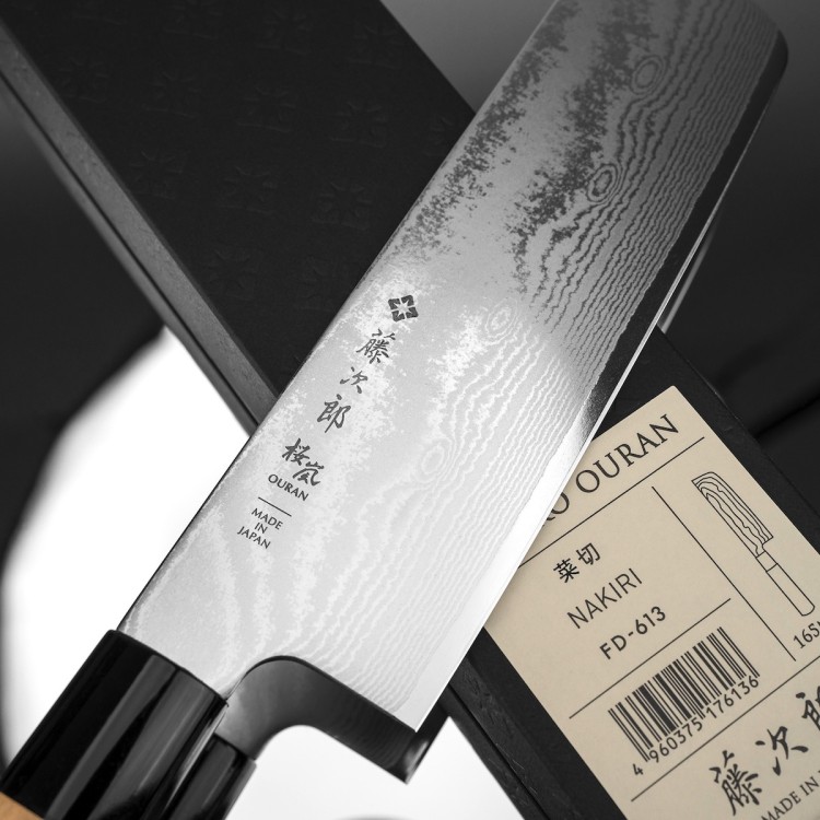 Tojiro Ouran VG-10 Damascus Japoński Nóż Kuchenny Nakiri 16,5cm