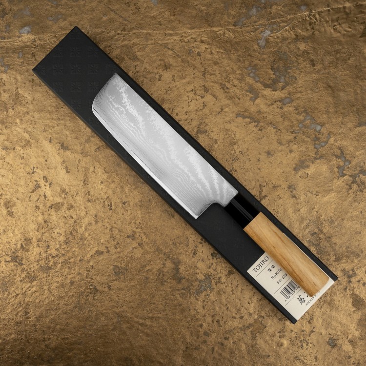 Tojiro Ouran VG-10 Damascus Japoński Nóż Kuchenny Nakiri 16,5cm
