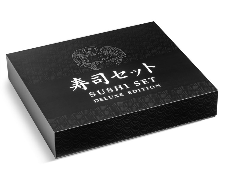 Zestaw Do Robienia Sushi Roller Maty Nóż Pałeczki Idealny Na Prezent SUSHI SET DELUXE EDITION