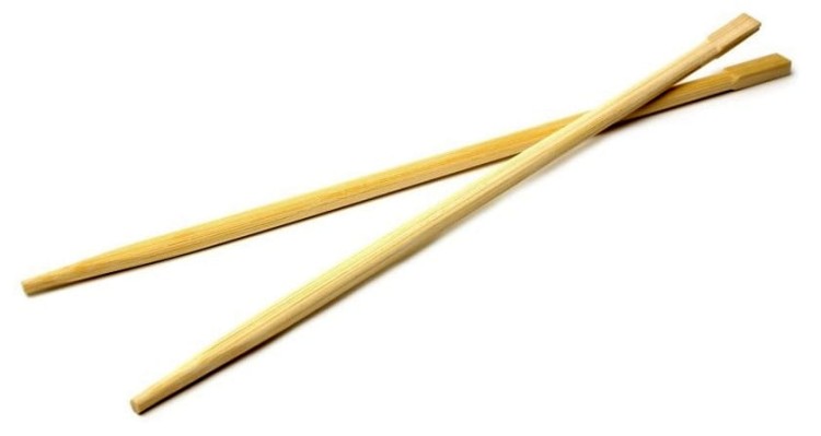 Azjatyckie Pałeczki Bambusowe Jednorazowe Do Sushi 21cm 100 Par w Kopertkach ITA-SAN