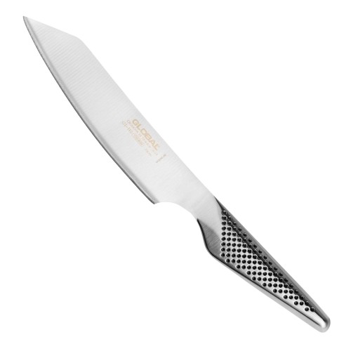Global Japoński Ostry Nóż Kuchenny Uniwersalny Ząbkowany 11,5cm 56-58 HRC GS-108/SC
