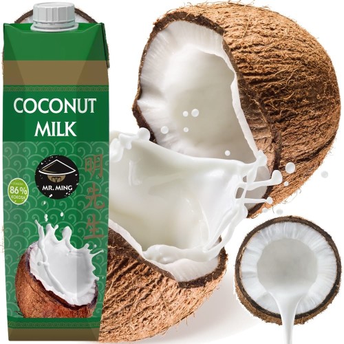 Mleko Mleczko Kokosowe z Kokosa w Kartonie Wietnam 1000ml 1L MR. MING