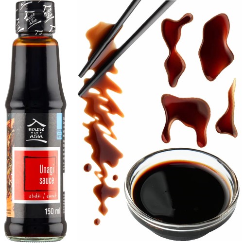 Słodki Gesty Sos Sojowy Marynata Do Mięsa Warzyw i Owoców Morza UNAGI 150ml HOUSE OF ASIA