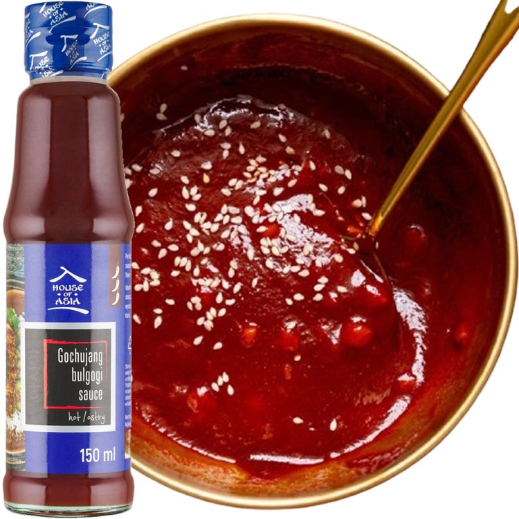 Sos Gochujang Bulgogi Słodko Ostry Do Potraw Koreańskich 150ml HOUSE OF ASIA