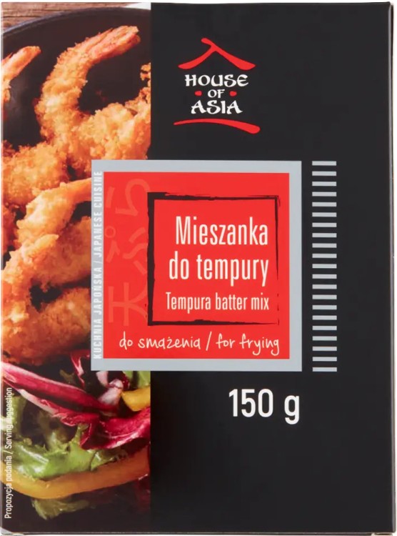Mąka Panierka Mieszanka Japońska Tempura Do Krewetek Warzyw i Kurczaka 150g HOUSE OF ASIA