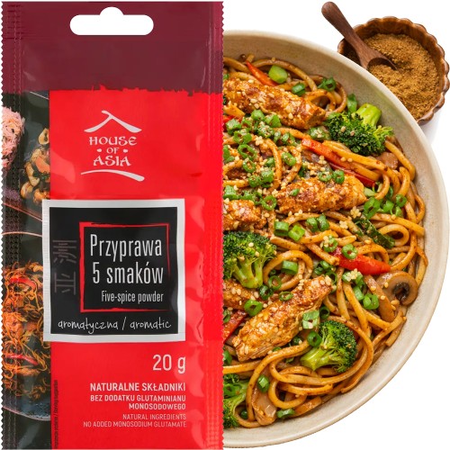 Chińska Przyprawa 5 Pięć Pięciu Smaków Naturalna Aromatyczna 20g HOUSE OF ASIA