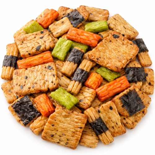 Krakersy Ryżowe Azjatycka Mieszanka Seaweed Mix  100g GOLDEN TURTLE BRAND