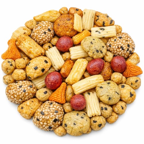 Krakersy Ryżowe Azjatycka Mieszanka Luxury Mix 100g GOLDEN TURTLE BRAND