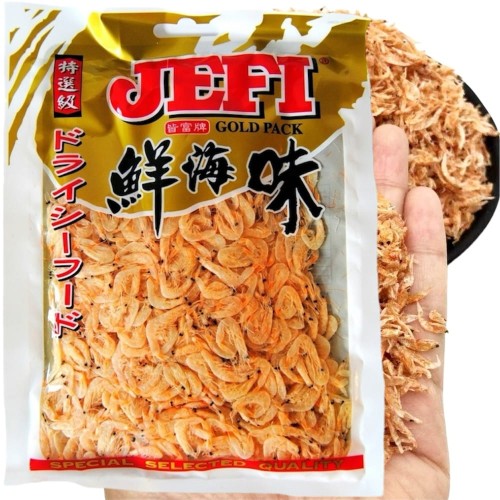 Krewetki Suszone Mini Tradycyjny Składnik Pad Thai Rozmiar S 100g JEFI