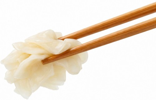 Chrupiący Młody Imbir Do Sushi Biały Naturalny Oczyszcza Kubki Smakowe 190g HOUSE OF ASIA