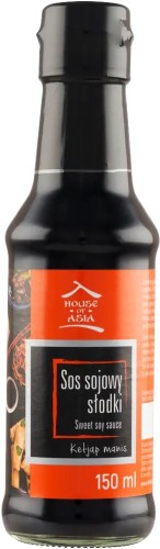 Słodki Sos Sojowy KETJAP MANIS Do Mięsa Warzyw i Owoców Morza 150ml HOUSE OF ASIA