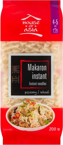 Makaron Pszenny Błyskawiczny Instant Idealny Do Woka Stir-Fry 200g HOUSE OF ASIA