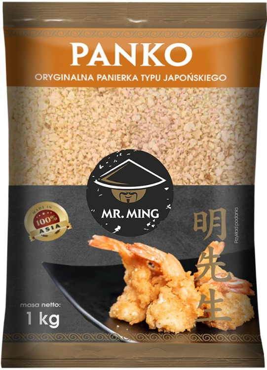 Chrupiąca Panierka Panko Do Mięsa i Krewetek Bułka Tarta Typu Japońskiego 1kg 1000g MR. MING