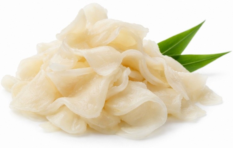 Imbir Marynowany Naturalny Biały Do Sushi w Zalewie Oczyszcza Kubki 1,5kg 1500g MR.MING