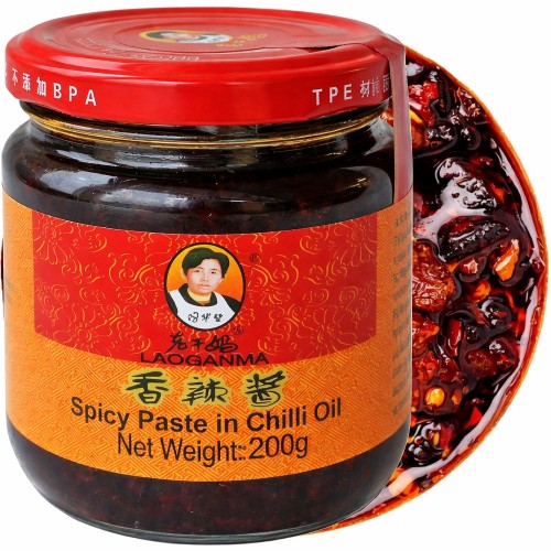 Pasta Chilli w Oleju Spicy Chili Paste In Oil 200g LAO GAN MA