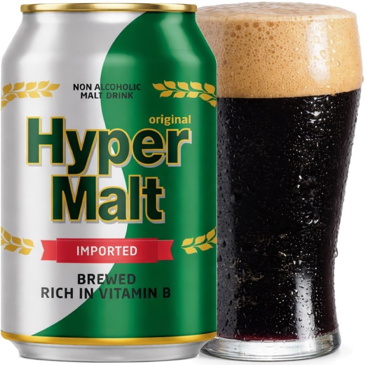 Bezalkoholowy Napój Słodowy 0% Non Alcoholic Mighty Malt Drink 330ml HYPER MALT