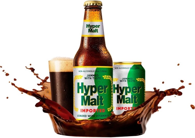 Bezalkoholowy Napój Słodowy 0% Non Alcoholic Mighty Malt Drink 330ml HYPER MALT