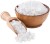 Koreańskie Nori Snacks Przekąska Chrupiące Wodorosty Prażone Sól Morska Sea Salt 4g BIBIGO
